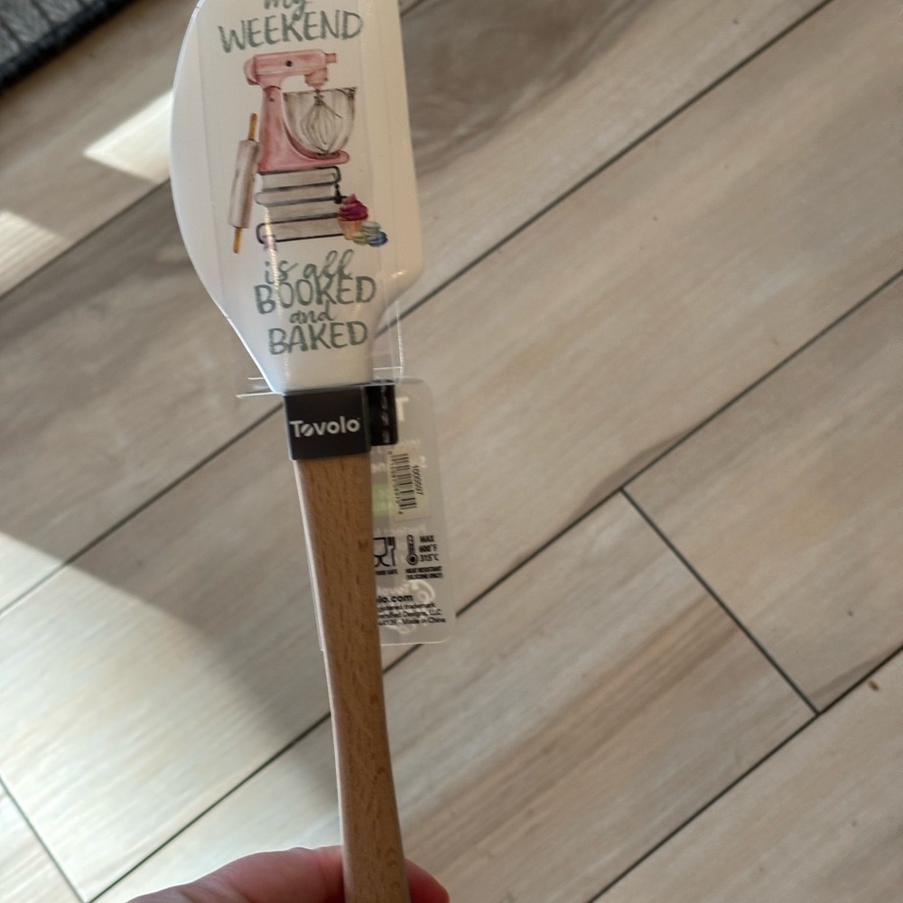 Tovolo White and Brown Spatula